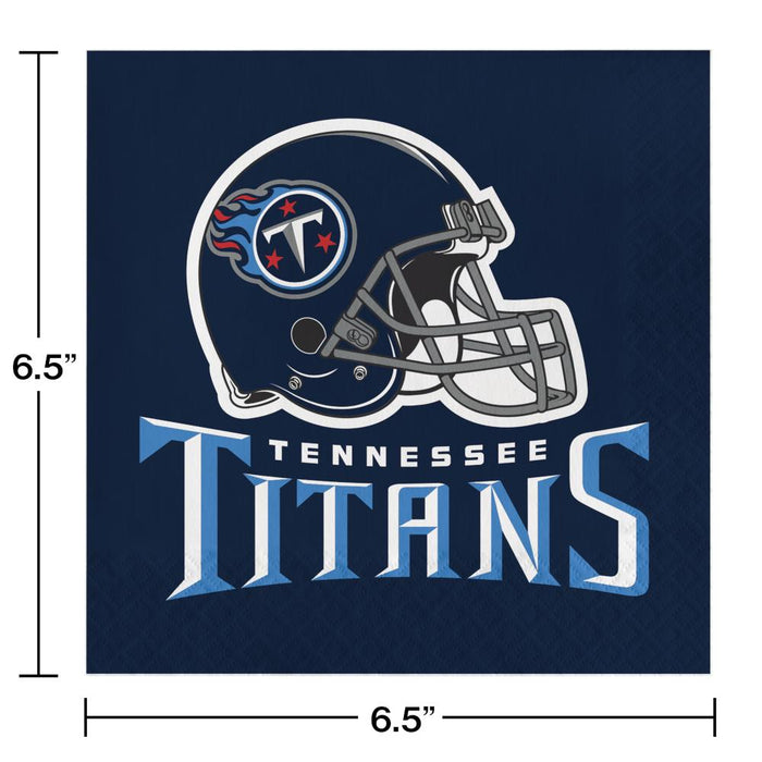 Bulk Tennessee Titans Luncheon Napkins (192 per Case)