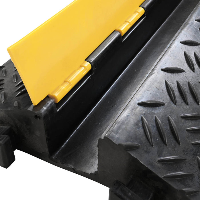 Yescom Cable Ramp Rubber Hose Protector 1 Channel for 3 1/8" Cables