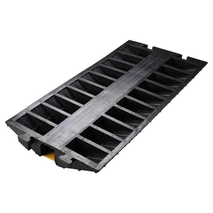 Yescom Cable Ramp Rubber Hose Protector 1 Channel for 3 1/8" Cables