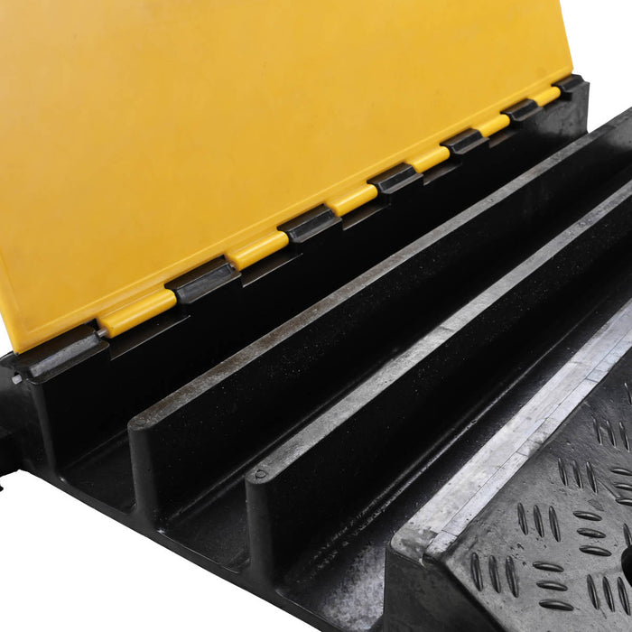 Yescom Cable Ramp Rubber Hose Protector 3 Channel for 3" Cables