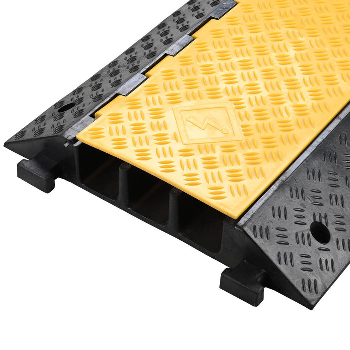 Yescom Cable Ramp Rubber Hose Protector 3 Channel for 3" Cables