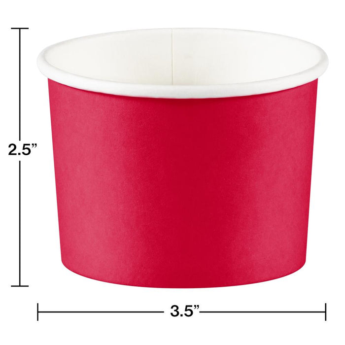 Bulk Classic Red Paper Treat Cups (96 per Case)