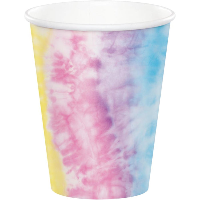 Bulk Tie Dye Party Paper Cups (96 per Case)