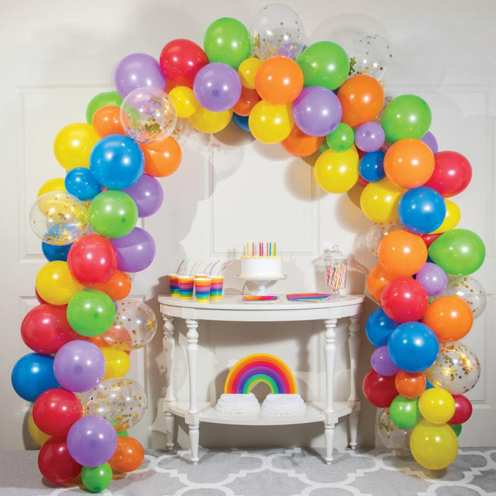 Bulk Rainbow Balloon Arch Kits (6 Kits per Case)