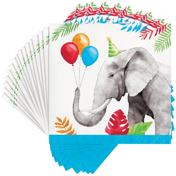 Bulk Party Animals Beverage Napkins (192 per Case)