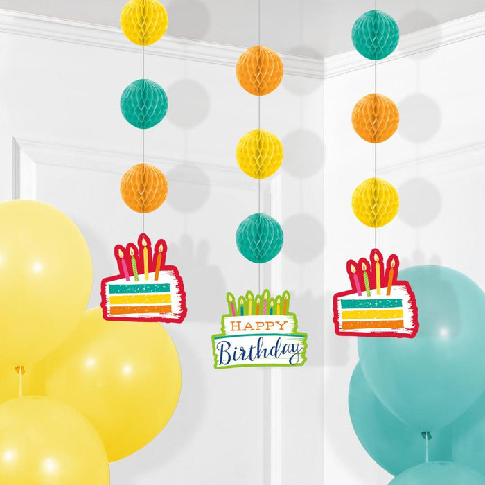 Bulk Festive Cake Hanging Cutouts (36 per Case)