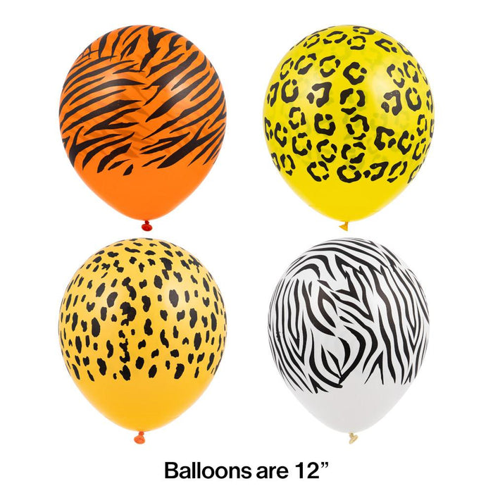 Bulk Animal Print Balloons (180 per Case)