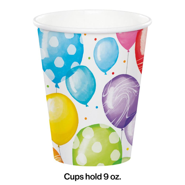 Bulk Balloon Bash Paper Cups (96 per Case)