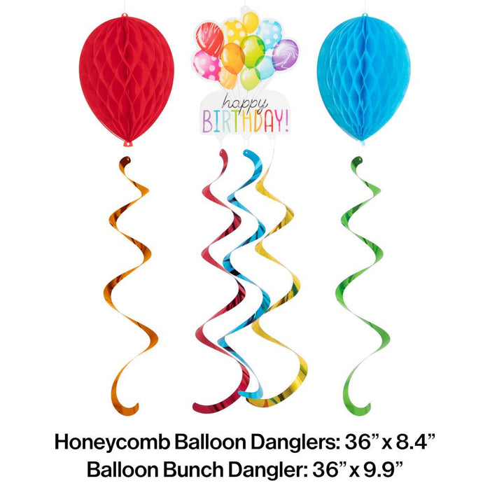 Bulk Balloon Bash Dizzy Danglers (18 per Case)