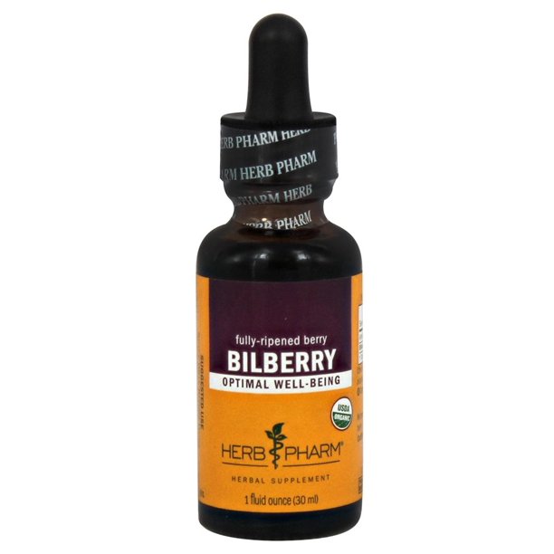 Herb Pharm Bilberry Extract: 1 Fl Oz for Maximum Eye Support
