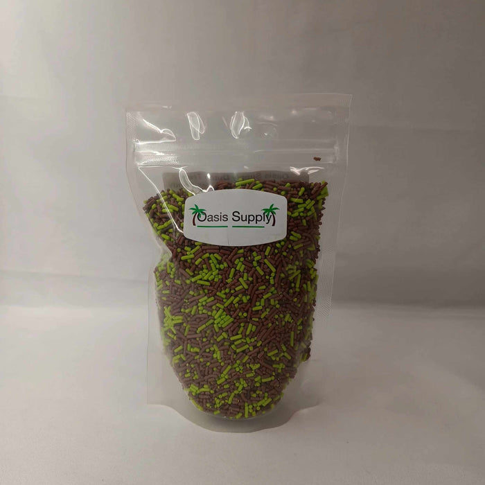 Mint Flavored Sprinkles, Quins, Toppings, for Ice Cream and Cupcakes (Chocolate Mint Sprinkles)