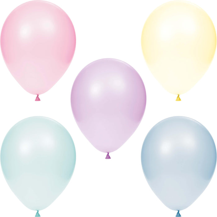 Bulk Assorted Pastel Balloon Bunch (180 per Case)