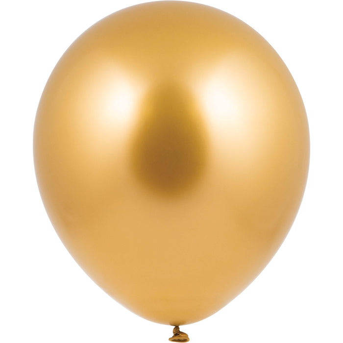 Bulk Gold and Silver Balloon Bunch (144 balloons per Case)