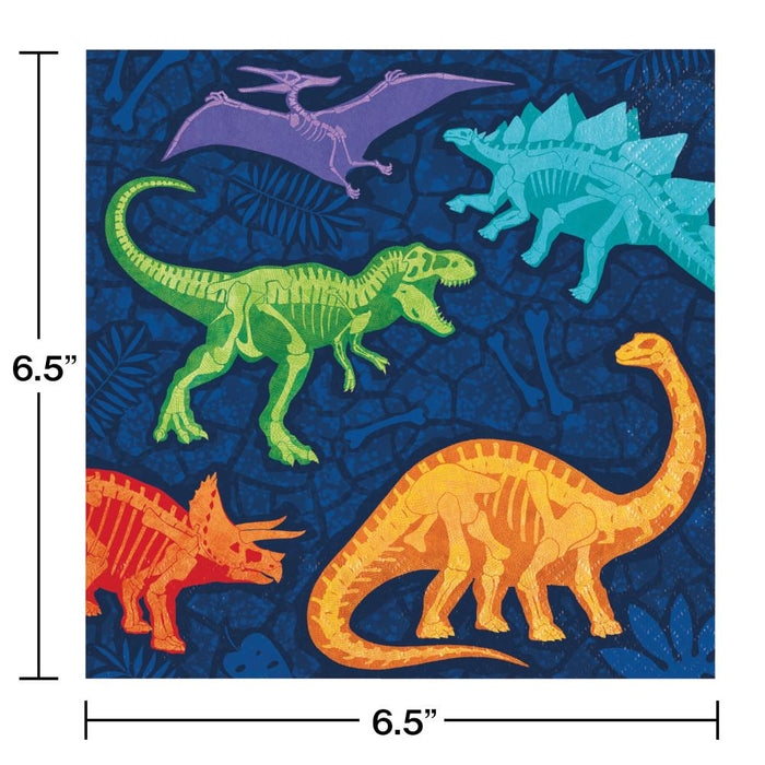 Bulk Dino Dig Luncheon Napkins (192 per Case)