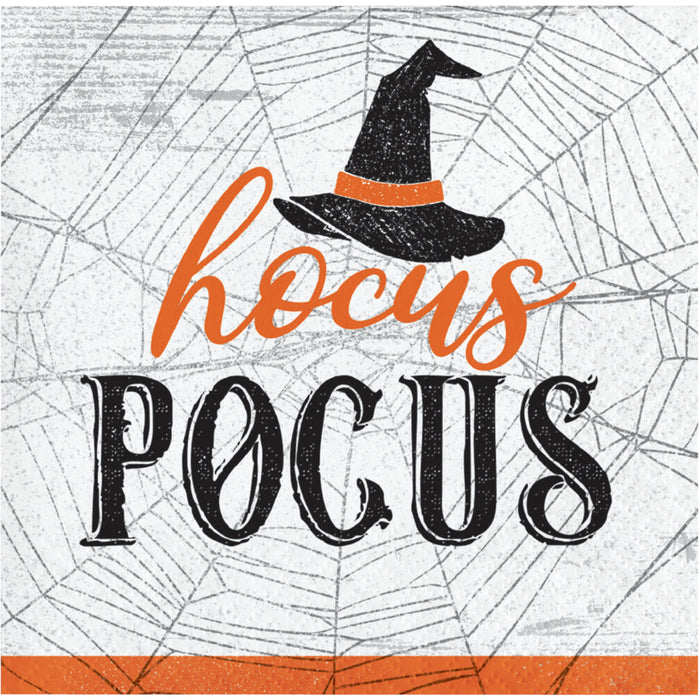 Bulk Wicked Webs Hocus Pocus Beverage Napkins (192 per Case)