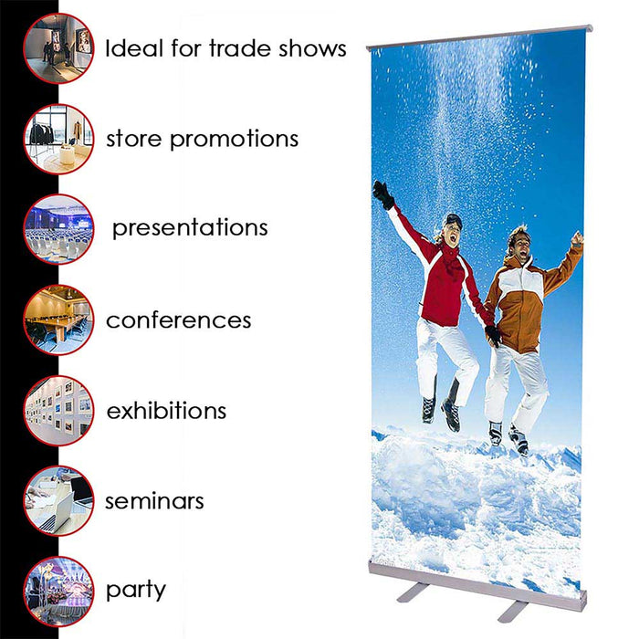 Yescom 10pcs Trade Show Retractable Banner Stand 33" x 79" Wholesale