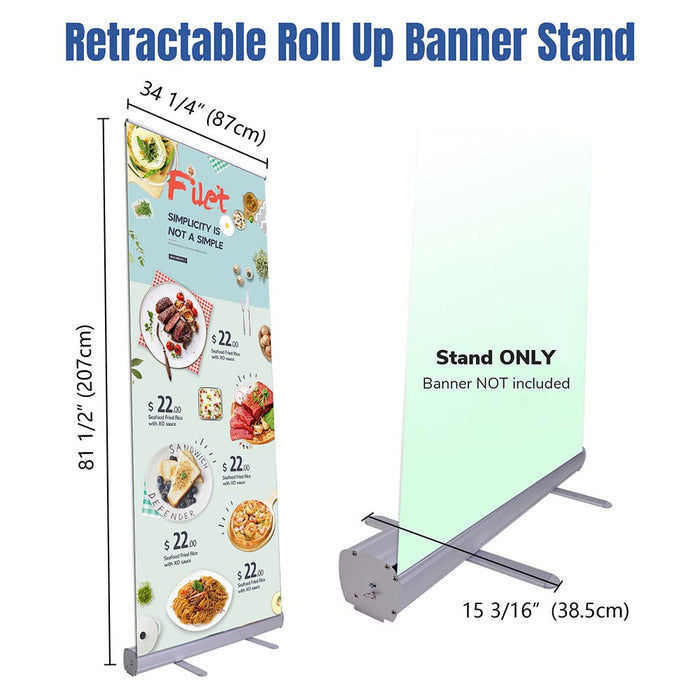 Yescom 10pcs Trade Show Retractable Banner Stand 33" x 79" Wholesale