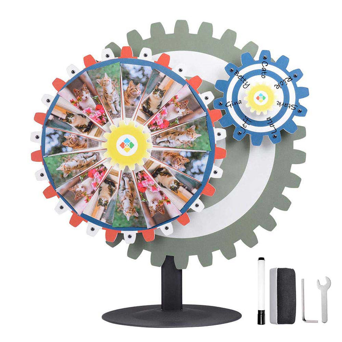 WinSpin Gears Spinning Wheel Tabletop, 24"