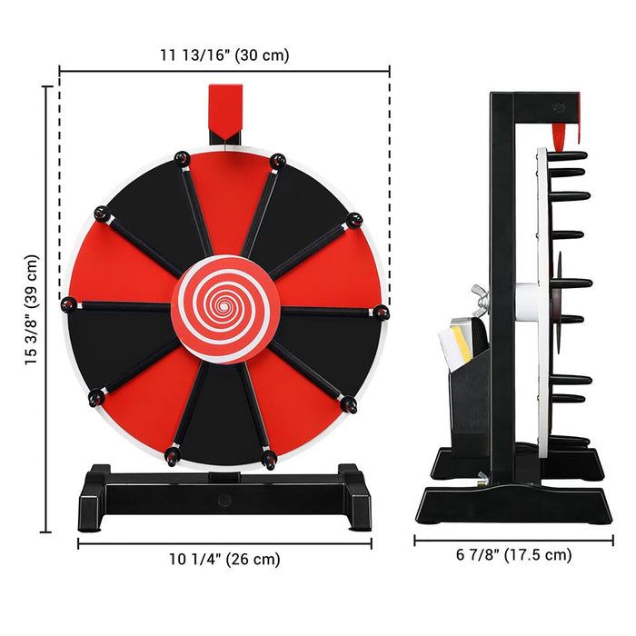 WinSpin 12" 10 Slot Custom Prize Wheel Tabletop