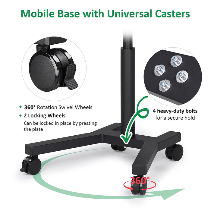 WinSpin 48" Rolling Stand Prize Wheel Color (Preorder)