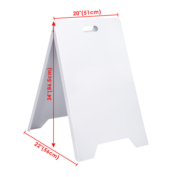 Yescom Dual-Side Sign Frame 19x32 In Sandwich Board w/ Carrying Handle