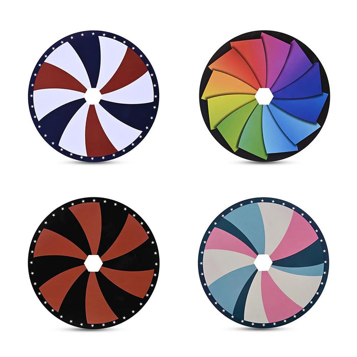 WinSpin 12" Personalized Prize Wheel Templates(4x)