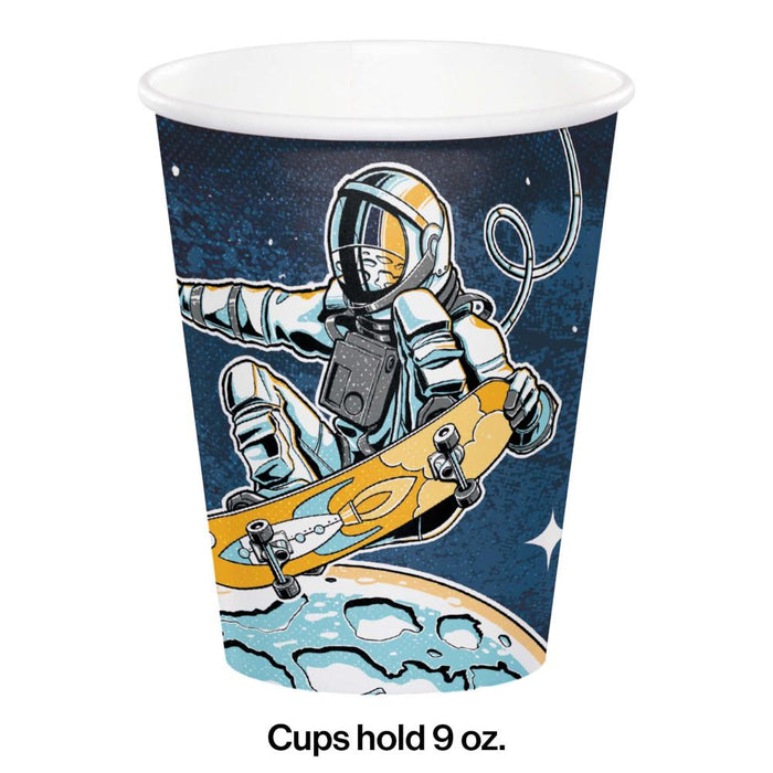 Bulk Space Skater Paper Cups (96 per Case)