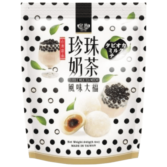 Royal Family Bubble Milk Boba Tea Mochi Japanese Dessert Rice Cake 8.4 oz
