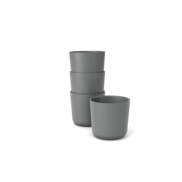 Bamboo Small Cup - 4 Piece Set Smoke