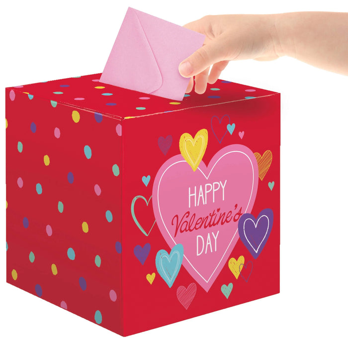 Bulk 6" x 6" Valentine's Day Card Box (6 per Case)