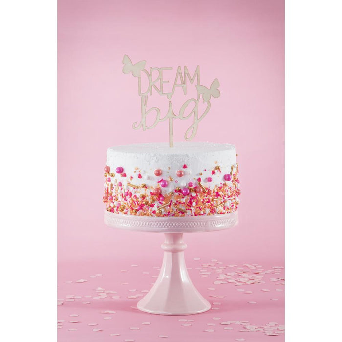 Bulk Dolly Parton Wooden "Dream Big" Cake Topper (Case of 12)