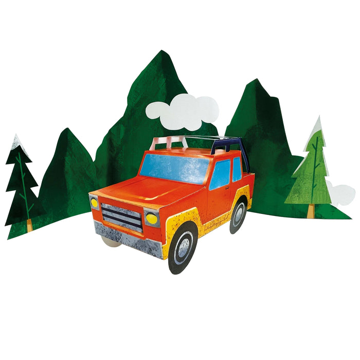 Bulk Outdoor Adventure Centerpiece 3D Jeep (6 per Case)