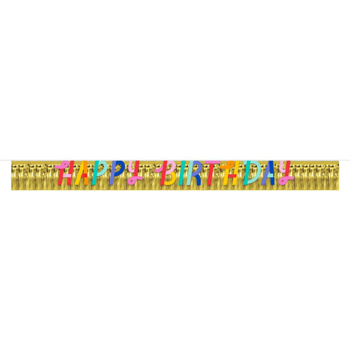 Bulk Birthday Confetti Happy Birthday Banner (Case of 12)