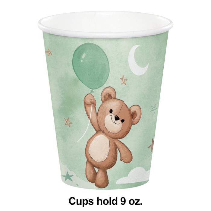 Bulk Teddy Bear Hot/Cold Paper Cups 9oz. (96 per Case)