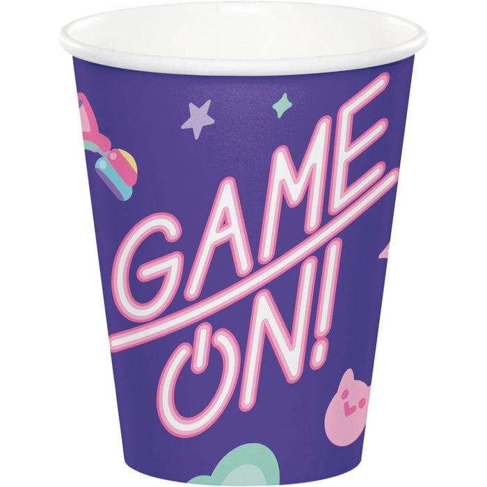 Bulk Gamer Girl Hot/Cold Paper Cups 9oz. (96 per Case)