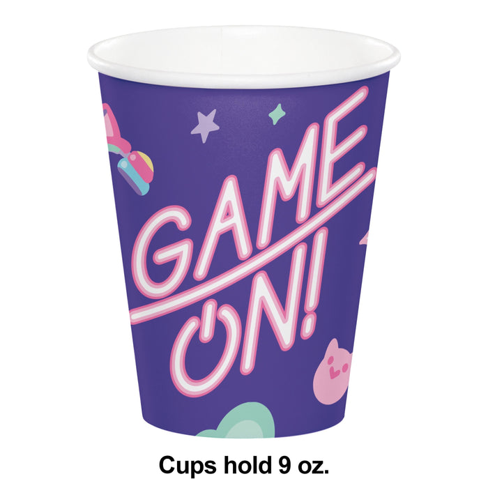 Bulk Gamer Girl Hot/Cold Paper Cups 9oz. (96 per Case)