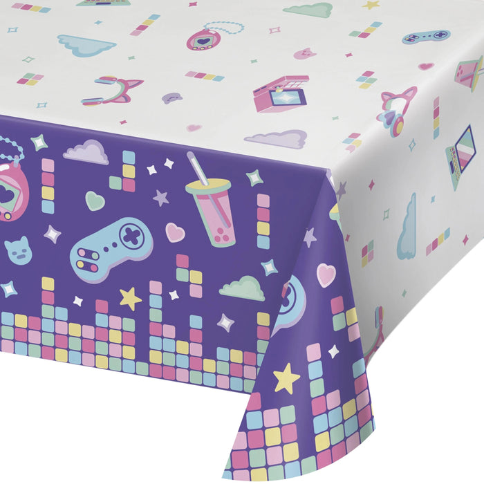 Bulk Gamer Girl Tablecover, Paper 54"x102" (6 per Case)