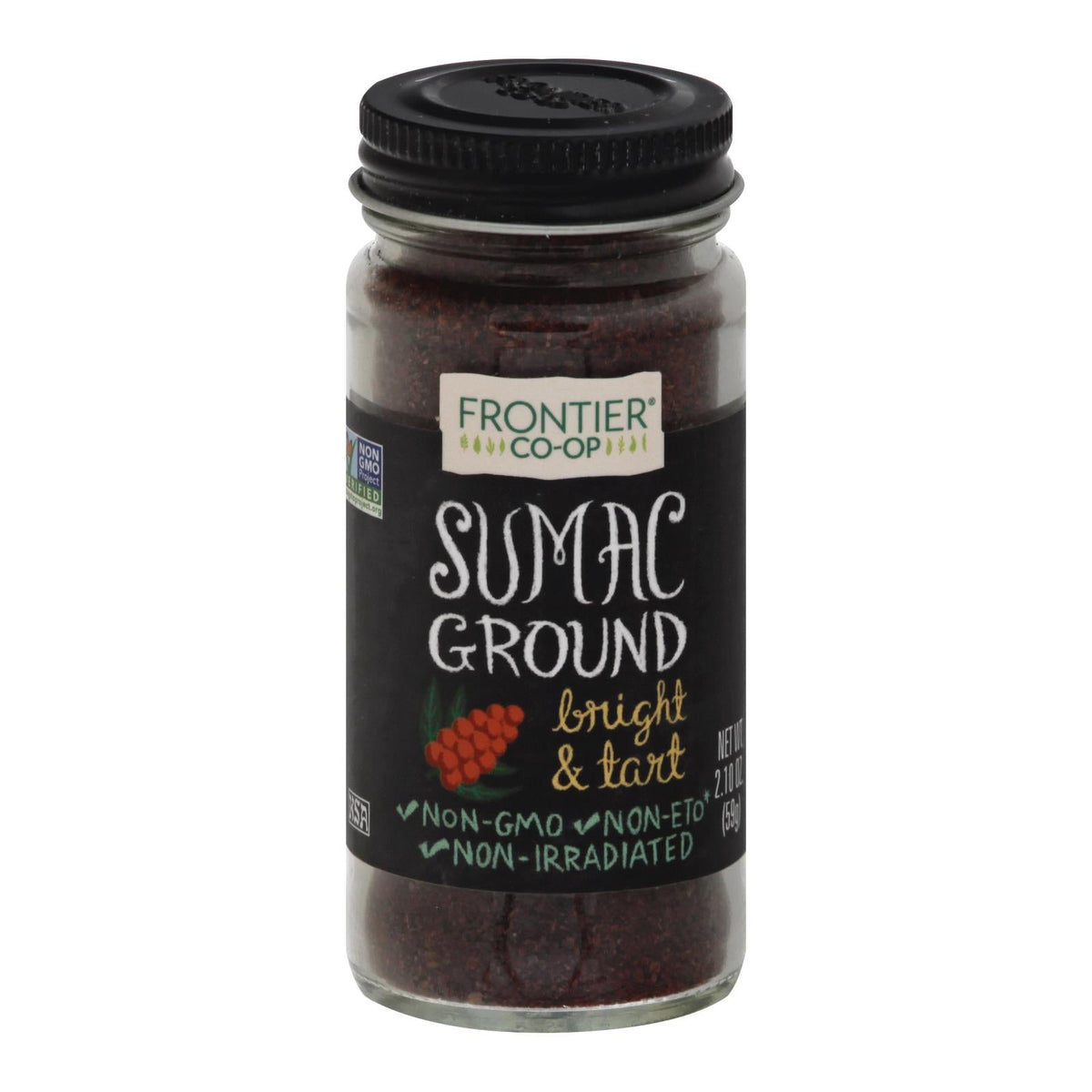 Frontier Herb Organic Sumac Ground 2.1 Oz — Specialty Food Source