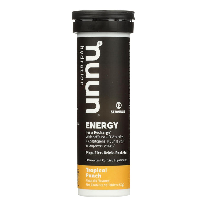 Nuun Energy: Tropical Punch Tablets (10 Ct, Pack of 8)