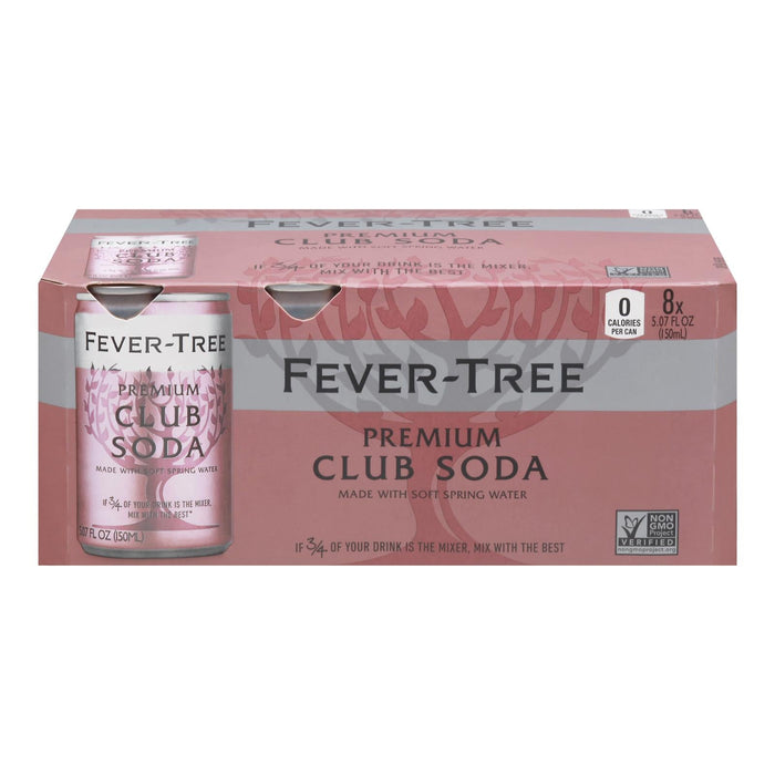 Fever-Tree Club Soda, 8.5 fl oz Cans (Pack of 3)