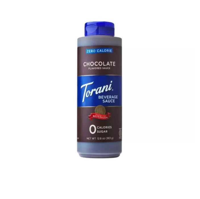 Torani Zero Calorie Chocolate Beverage Sauce, Case of 4, 12.8 fl oz