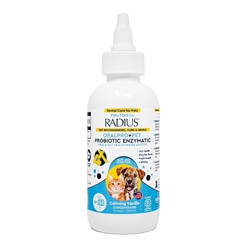 RADIUS Dental Care Water Additive for Dogs and Cats, 4 Ounces