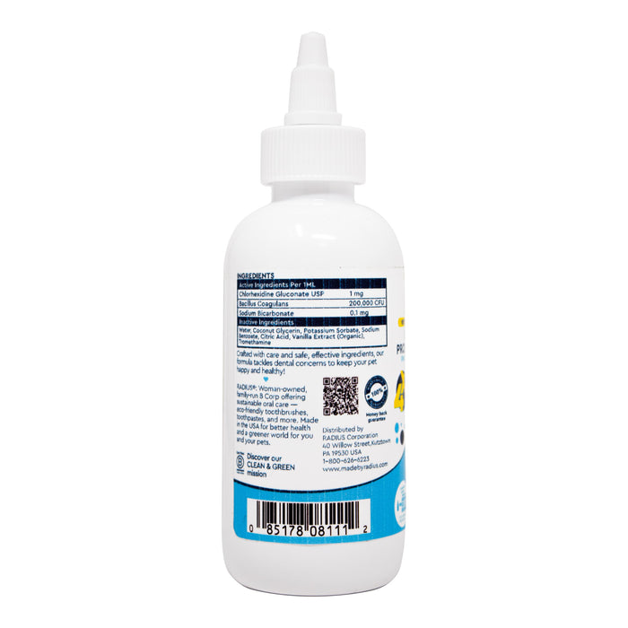 RADIUS Dental Care Water Additive for Dogs and Cats, 4 Ounces