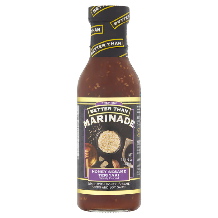 Better Than Marinade Honey Sesame Teriyaki Marinade, Case of 6, 11.5 Fluid Ounce Bottles
