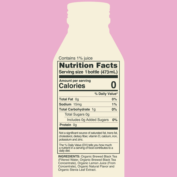 Saint James Organic Red Raspberry Black Tea, Case of 12, 16 Fluid Ounce Bottles