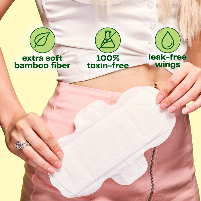 Viv For Your V Bamboo Day And Night Wing Pads, 12 Count