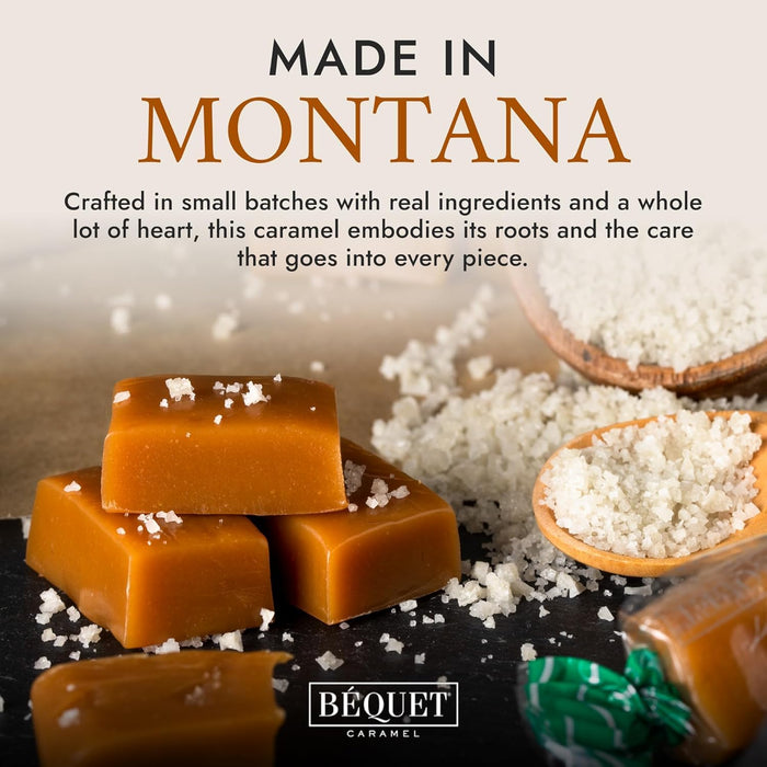 Bequet Pumpkin Pie Caramels, Case of 12, 3.6 oz Bags
