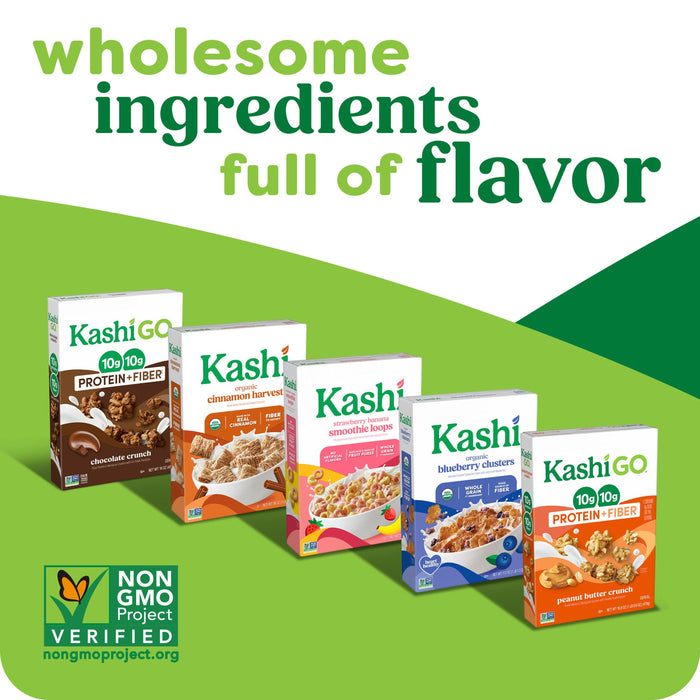 Kashi Mixed Berry Crunch Cereal, Case of 10, 17.7 oz Boxes