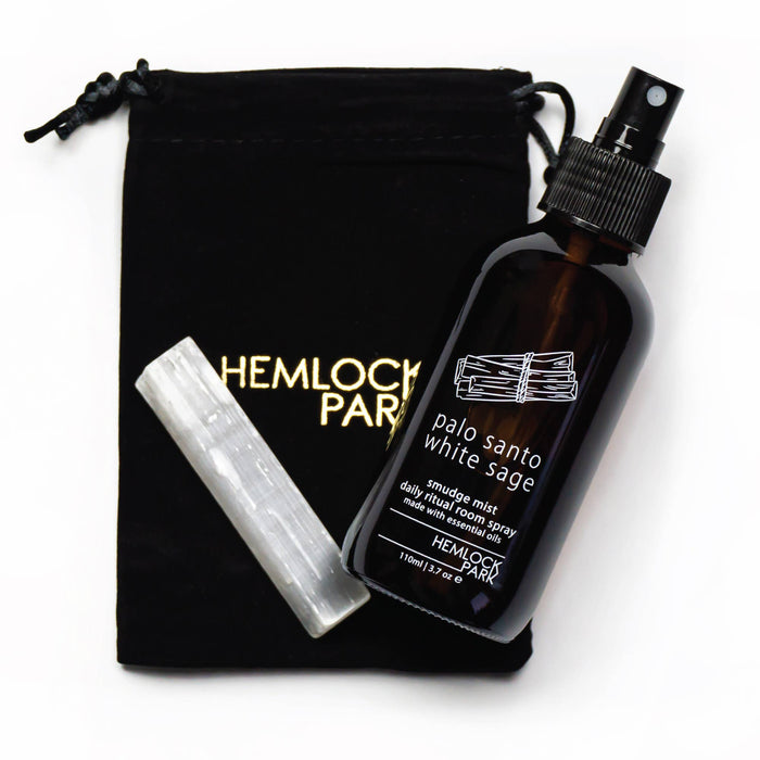 Smudge Spray & Crystal Set by Hemlock Park