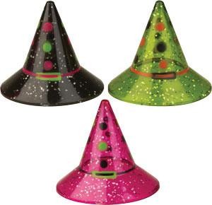 Mini Witch Hat Toppers — 72 ct
